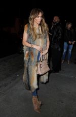 JENNIFER LOPEZ Arrives at Catch LA in West Hollywood 01/17/2017