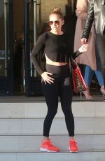 JENNIFER LOPEZ in Tights Out Shopping in Beverly Hills 01/06/2017