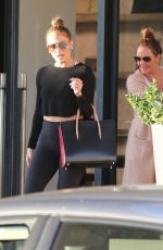 JENNIFER LOPEZ in Tights Out Shopping in Beverly Hills 01/06/2017