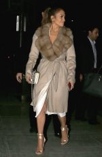 JENNIFER LOPEZ Night Out in West Hollywood 01/26/2017