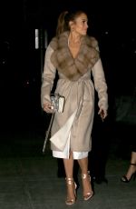 JENNIFER LOPEZ Night Out in West Hollywood 01/26/2017