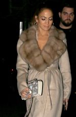 JENNIFER LOPEZ Night Out in West Hollywood 01/26/2017