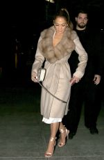 JENNIFER LOPEZ Night Out in West Hollywood 01/26/2017