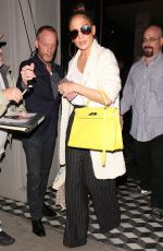 JENNIFER LOPEZ Out for Dinner in West Hollywood 12/28/2016