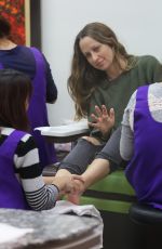 JENNIFER MEYER at a Nail Salon in Beverly Hills 01/02/2017