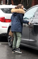 JENNIFER MEYER Out on a Rainy Day in Beverly Hills 01/12/2017