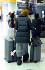 JESSICA ALBA at JFK Airport in New York 01/22/2017