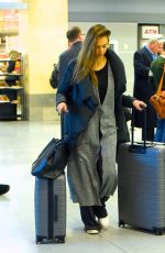 JESSICA ALBA at JFK Airport in New York 01/22/2017