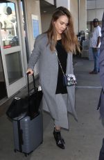 JESSICA ALBA at Los Angeles International Airport 01/25/2017