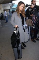 JESSICA ALBA at Los Angeles International Airport 01/25/2017