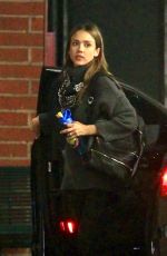 JESSICA ALBA Headig to a Doctor in Beverly Hills 01/003/2016
