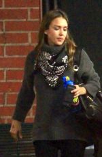 JESSICA ALBA Headig to a Doctor in Beverly Hills 01/003/2016