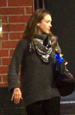 JESSICA ALBA Headig to a Doctor in Beverly Hills 01/003/2016