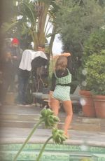 JESSICA ALBA on the Set of a Photoshoot in Los Angeles 01/20/2017