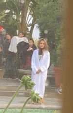 JESSICA ALBA on the Set of a Photoshoot in Los Angeles 01/20/2017