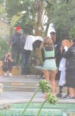 JESSICA ALBA on the Set of a Photoshoot in Los Angeles 01/20/2017