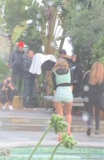JESSICA ALBA on the Set of a Photoshoot in Los Angeles 01/20/2017