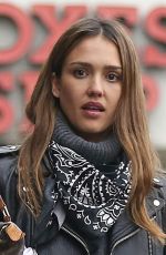 JESSICA ALBA Out for Coffee in Los Angeles 01/03/2017