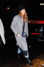 JESSICA ALBA Out for Dinner in New York 01/24/2017