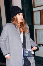 JESSICA ALBA Out for Dinner in New York 01/24/2017