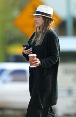 JESSICA ALBA Out for Morning Coffee in Kauai 01/01/2017