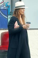 JESSICA ALBA Out for Morning Coffee in Kauai 01/01/2017