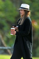 JESSICA ALBA Out for Morning Coffee in Kauai 01/01/2017