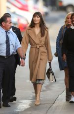 JESSICA BIEL Arrives at Jimmy Kimmel Live! in Hollywood 01/11/2017