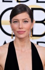 JESSICA BIEL at 74th Annual Golden Globe Awards in Beverly Hills 01/08/2017