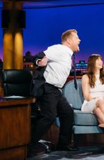 JESSICA BIEL at Late Late Show with James Corden in Los Angeles 01/12/2017