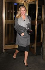 JESSICA CAPSHAW Leaves NBC Studios in New York 01/18/2017