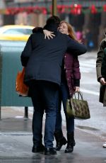 JESSICA CHASTAIN Arrives at Her Hotel in New York 01/02/2017
