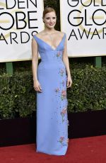 JESSICA CHASTAIN at 74th Annual Golden Globe Awards in Beverly Hills 01/08/2017