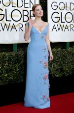JESSICA CHASTAIN at 74th Annual Golden Globe Awards in Beverly Hills 01/08/2017