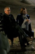 JESSICA CHASTAIN on the Set of 