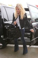 JESSICA SIMPSON at LAX Airport in Los Angeles 01/12/2017