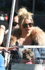JESSICA SIMPSON Out Shopping in Los Angeles 01/08/2017