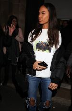 JOAN SMALLS Leaves Givenchy Fashion Show in Paris 01/20/2017
