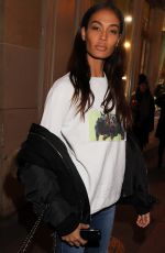 JOAN SMALLS Leaves Givenchy Fashion Show in Paris 01/20/2017