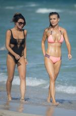 JOANNA KRUPA in Bikini on the Beach in Miami 12/31/2016