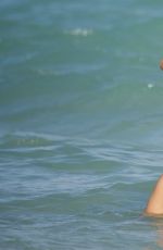 JOANNA KRUPA in Bikini on the Beach in Miami 12/31/2016