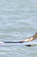 JOANNA KRUPA in Bikini  Paddleboarding in Miami 01/03/2017