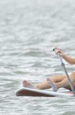 JOANNA KRUPA in Bikini  Paddleboarding in Miami 01/03/2017