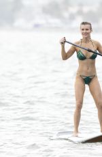 JOANNA KRUPA in Bikini  Paddleboarding in Miami 01/03/2017