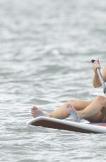 JOANNA KRUPA in Bikini  Paddleboarding in Miami 01/03/2017
