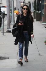 JORDANA BREWSTER Out and About in Beverly Hills 01/09/2017