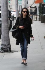JORDANA BREWSTER Out and About in Beverly Hills 01/09/2017