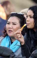 JORDIN SPARKS at Rams Game at LA Memorial Coliseum in Los Angeles 01/01/2017