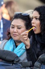 JORDIN SPARKS at Rams Game at LA Memorial Coliseum in Los Angeles 01/01/2017