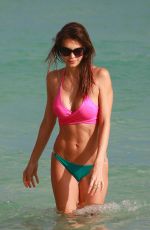 JULIA PEREIRA in Bikini on the Beach in Miami 01/15/2017